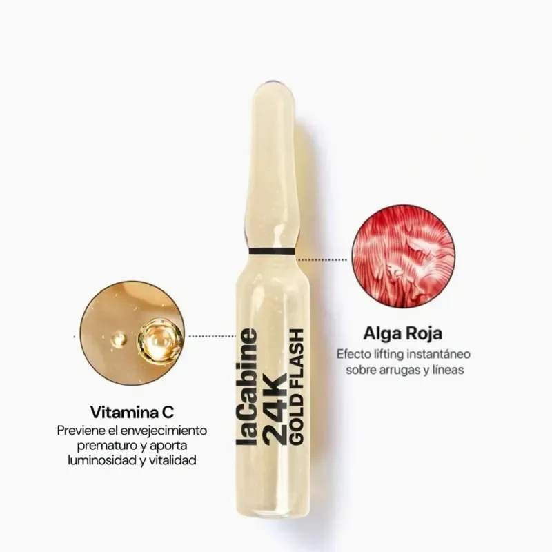 LA CABINE 24K Gold Flash Édition Limitée 1 Ampoule — photo 2