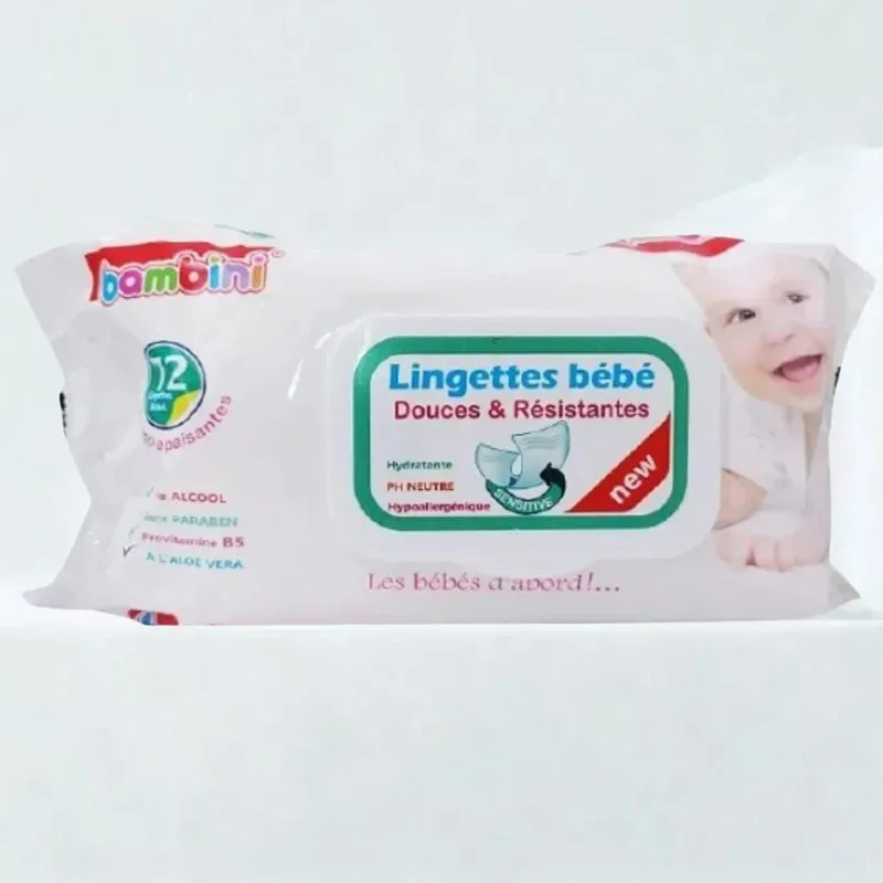 BAMBINI Lingettes Bébé Douces et Resistantes 72pieces