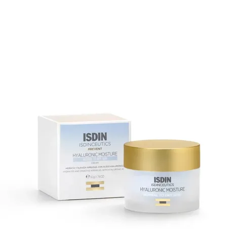ISDIN Crème Hydratante à l'acide Hyaluronique Peaux Normales à Sèches 50 g