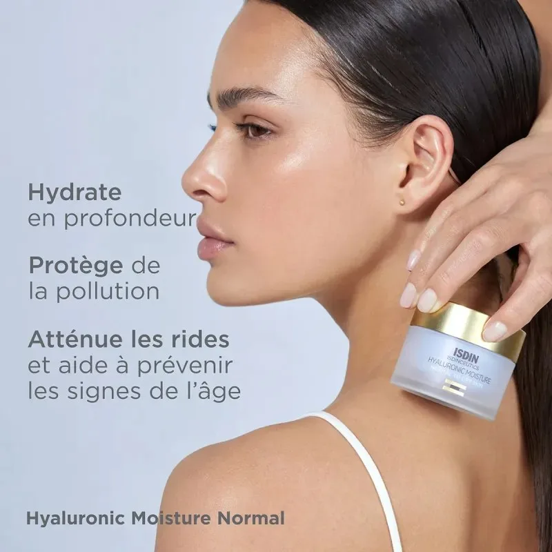 ISDIN Crème Hydratante à l'acide Hyaluronique Peaux Normales à Sèches 50 g — photo 2