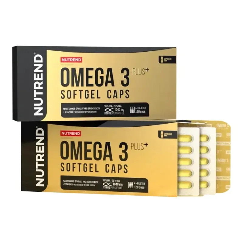 NUTREND Gélules Molles Omega 3 Plus 120 Capsules