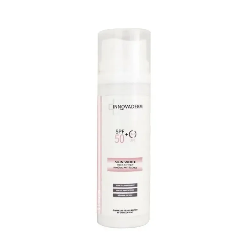INNOVADERM Skin White Fond de Teint Minéral Anti Taches – Medium 1.5