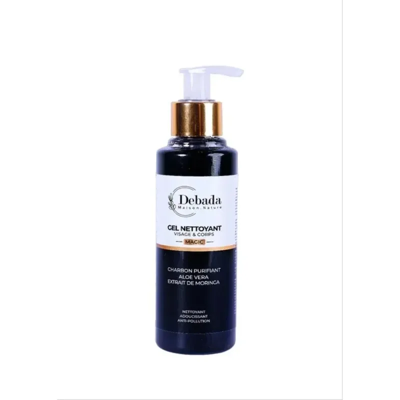 DEBADA Gel Nettoyant Charbon Purifiant 170 ml
