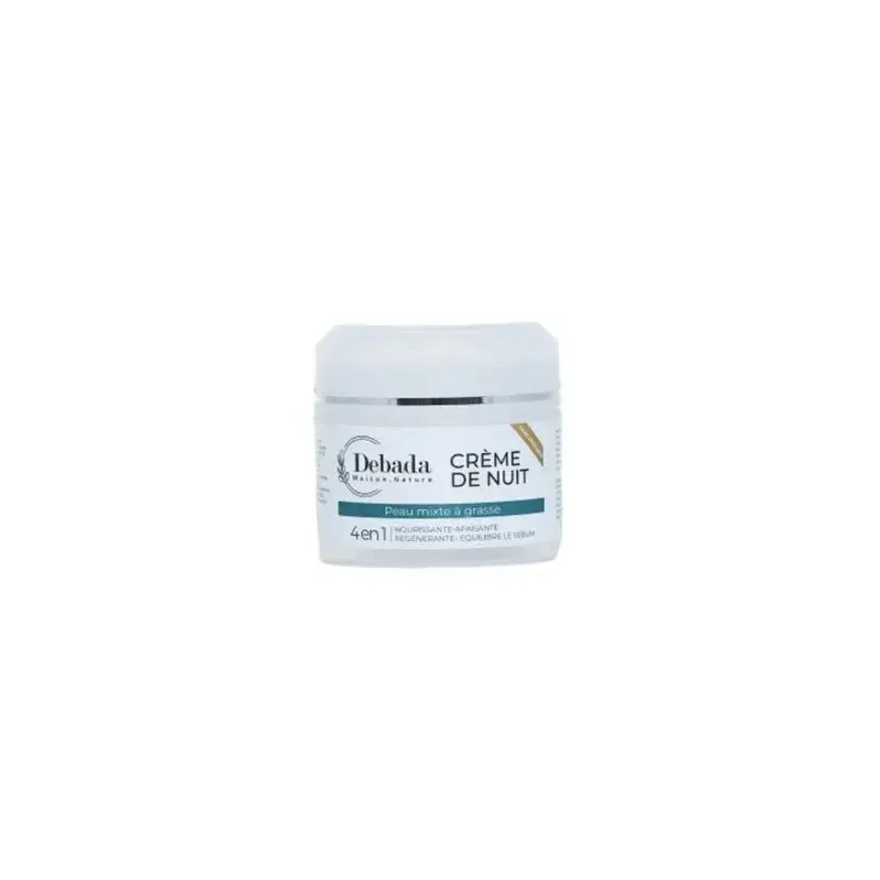 DEBADA Crème de Nuit Peaux Mixtes à Grasses