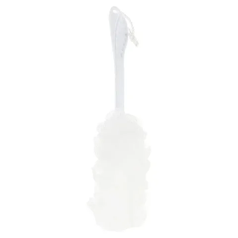 TITANIA Éponge de Massage pour Bain Blanche