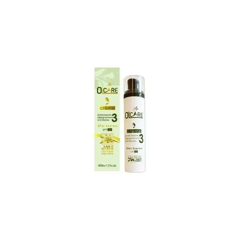 OLCARE Crème Éclaircissante Dépigmentante Anti-Taches SPF30