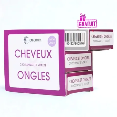 ALANIA Coffret Cheveux & Ongles Croissance et Vitalité 30 Gélules