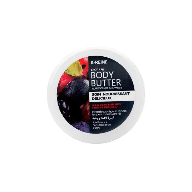 K-REINE Beurre Corporel Fruits Rouges Body Butter Nourrissant 250 ml