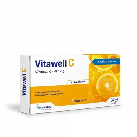 Vitawell C Vitamine C 480 mg 30 Comprimés