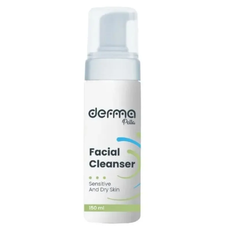 DERMA PELLA Mousse Nettoyante Peaux Sèches et Sensibles 150 ml