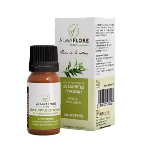 ALMAFLORE Huile Essentielle d'Eucalyptus Citronné 10 ml