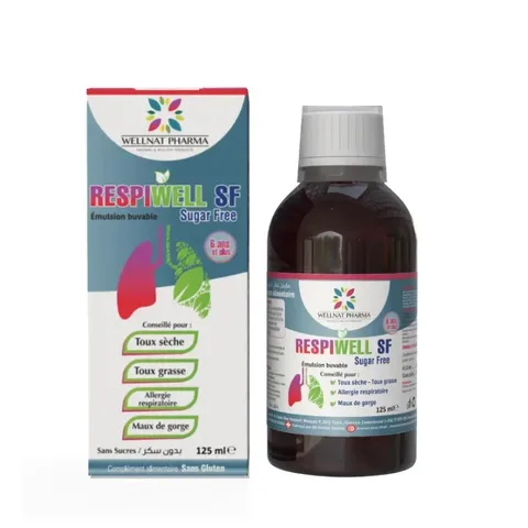 Respiwell Sirop sans Sucre 125 ml