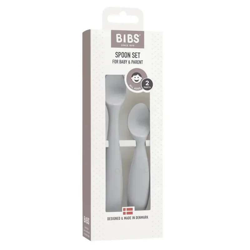 BIBS Set de 2 Cuillères Cloud