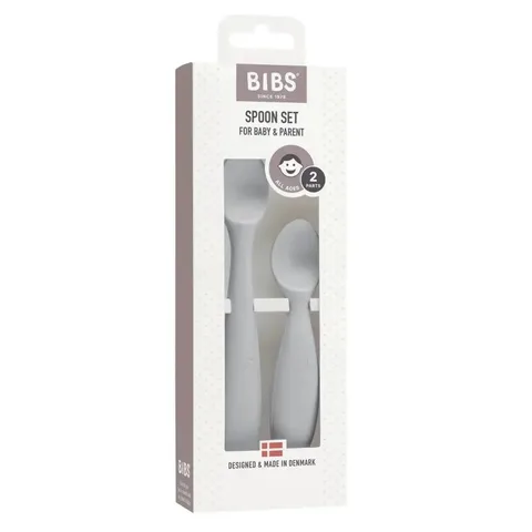 BIBS Set de 2 Cuillères Cloud