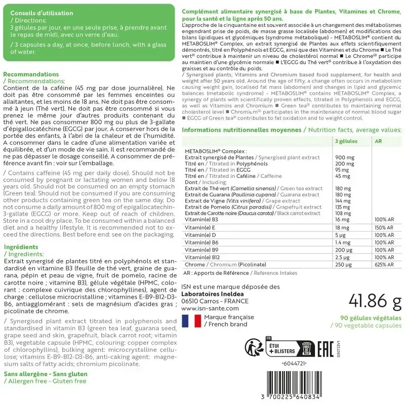 ISN Metaboslim Santé & Ligne 50+ — photo 2