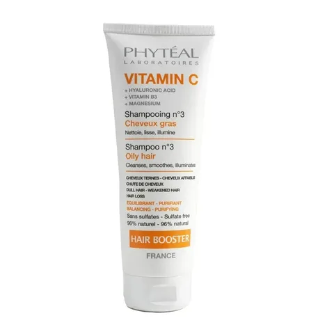 PHYTÉAL Vitamine C Shampooing Booster N°3 Cheveux Gras 250 ml