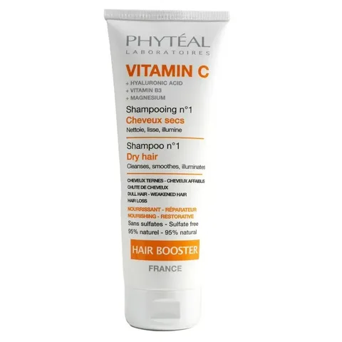 PHYTÉAL Vitamine C Shampooing Booster N°1 Cheveux Secs 250 ml