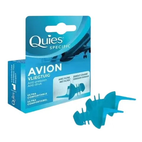QUIES Protection Spécific Avion Boîte 2 Unités