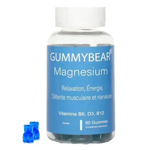 GUMMYBEAR Magnésium Boîte de 60 Gummies