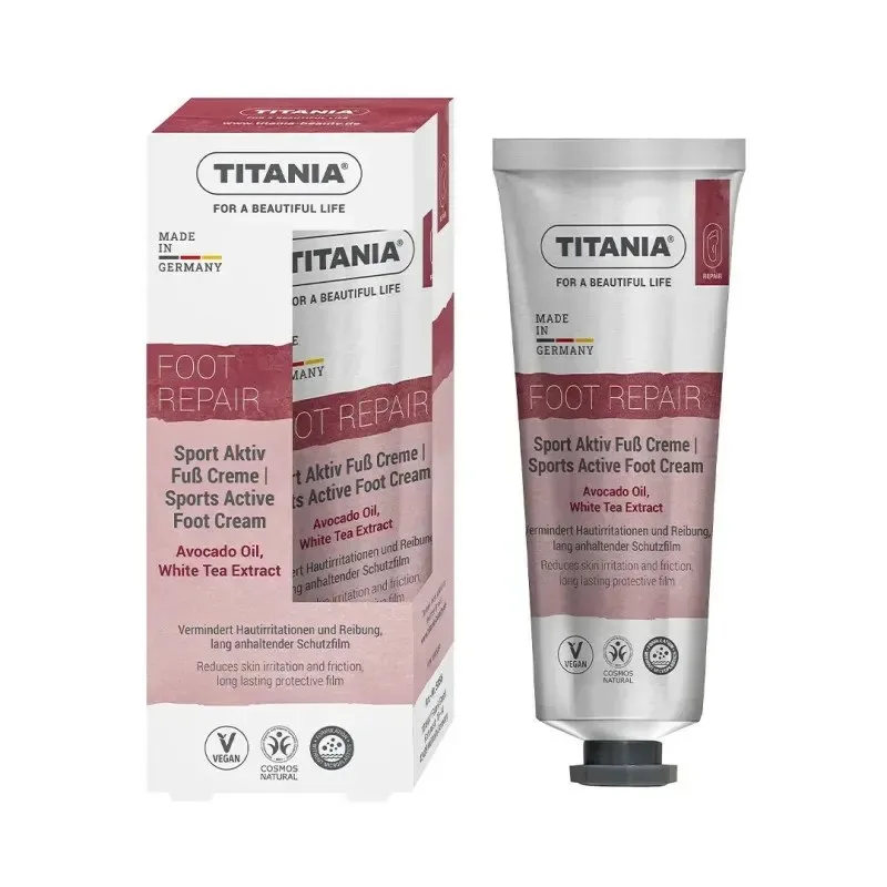 TITANIA Crème pour les Pieds Sports Actives 75 ml 5053