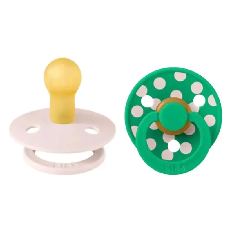BIBS 2 Sucettes Colour Natural Petal Cactus Taille 1 0 mois+