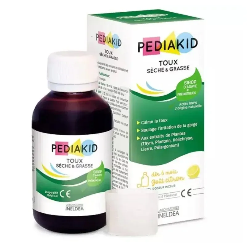 PÉDIAKID Toux Sèche et Grasse Sirop 125 ml