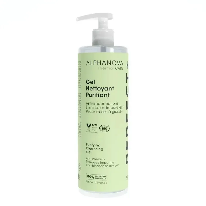 ALPHANOVA Thermal Care Gel Nettoyant Anti-Imperfections Perfect+ 400 ml