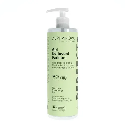 ALPHANOVA Thermal Care Gel Nettoyant Anti-Imperfections Perfect+ 400 ml