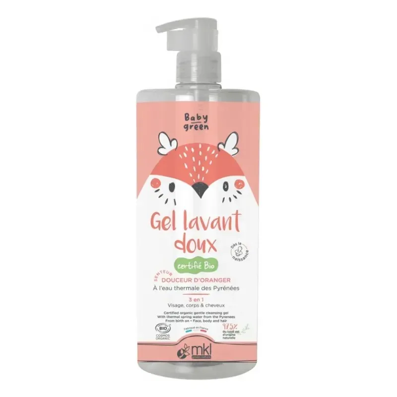 MKL GREEN NATURE Baby Green Gel Lavant Doux Bio 1 L