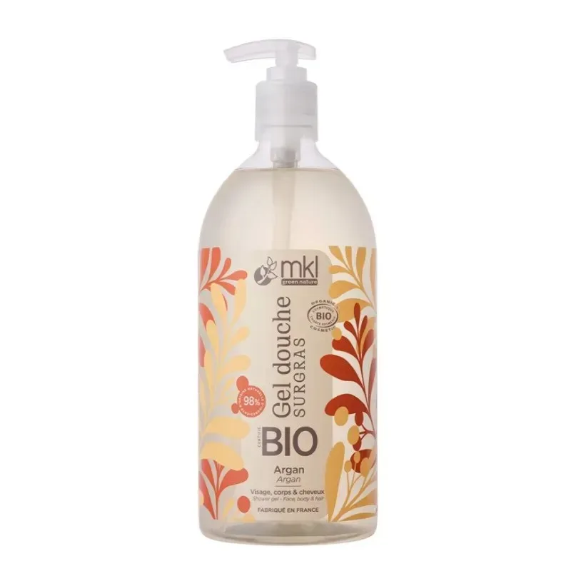 MKL GREEN NATURE Gel Douche Surgras Argan Bio 1 L