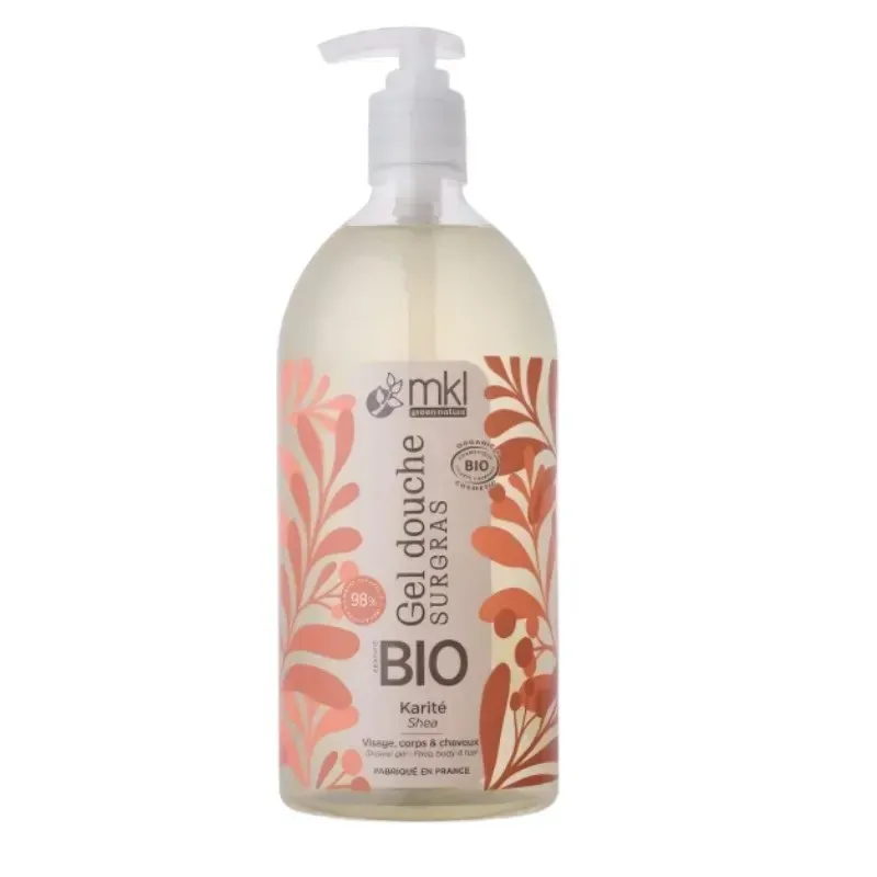 MKL GREEN NATURE Gel Douche Surgras Karité Bio 1 L