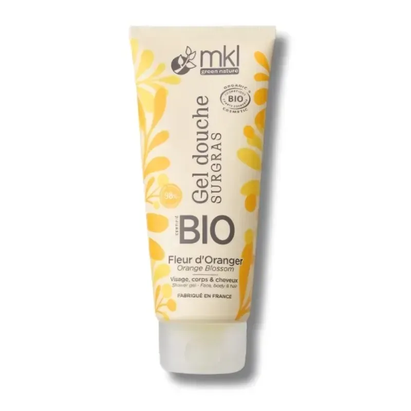 MKL GREEN NATURE Gel Douche Surgras Fleur d'Oranger Bio 200 ml