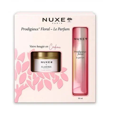 NUXE Coffret Prodigieux Floral le Parfum 50 ml + Bougie