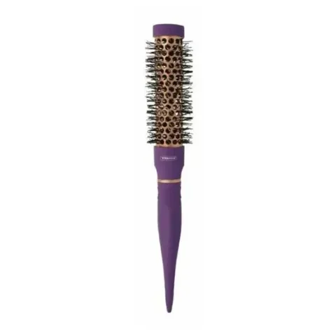 TITANIA Brosse Ronde à Âme Métallique Violet/Cuivre 25 mm Réf. 1354