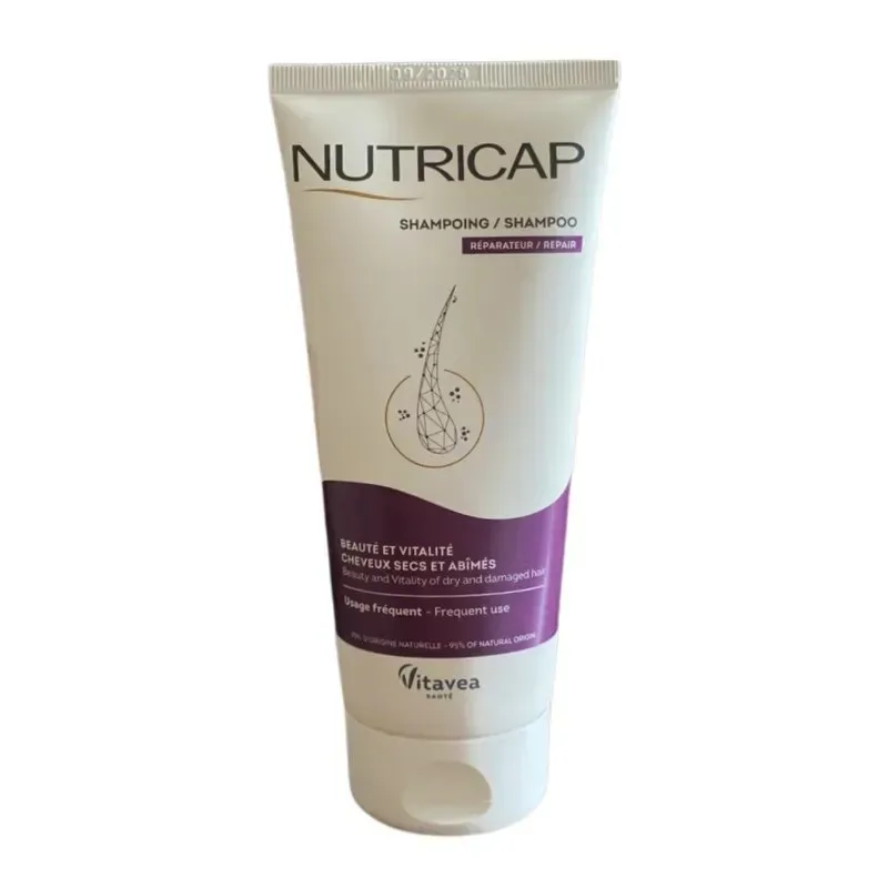 Nutricap Shampooing Réparateur Cheveux Secs et Abîmés 200 ml