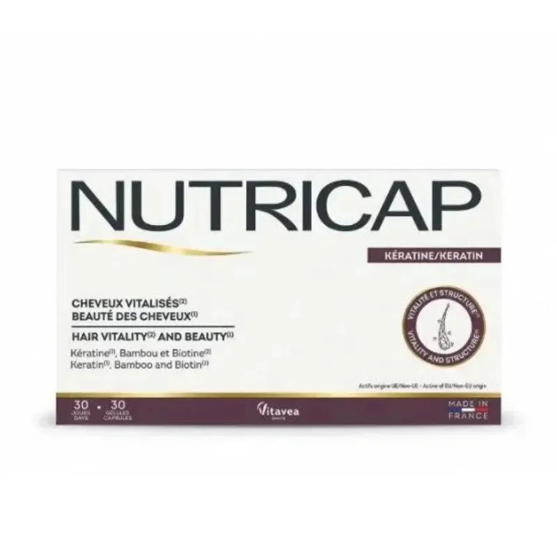 Nutricap Kératine 30 Gélules
