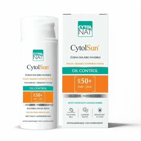 CYTOLNAT Cytolsun Sun Protection Oil Control Gel-Crème SPF50+ 50 ml