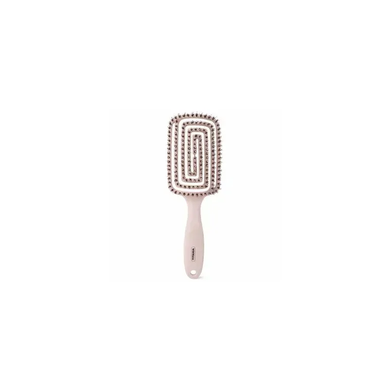 TITANIA Brosse Paddle Flex Rose Poudré 2858