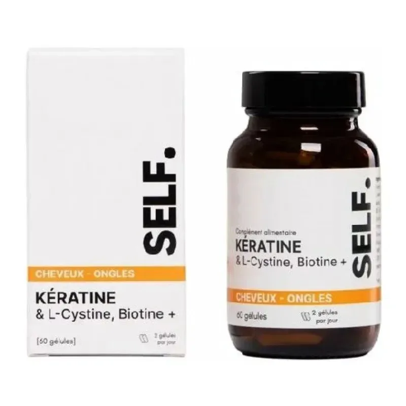 SELF Nutricare Kératine et L-Cystine Biotine+ 60 Gélules