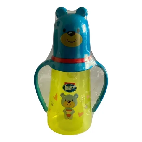 BABY PUR Biberon Ludique avec Anses 150 ml 72020