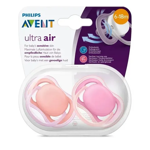 AVENT Sucette Ultra Air 6-18 mois
