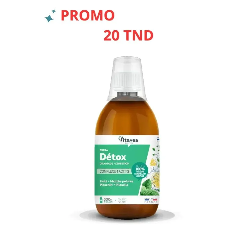 VITAVEA Extra Détox Draineur Citron 500 ml