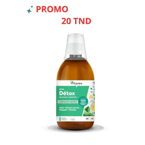 VITAVEA Extra Détox Draineur Citron 500 ml