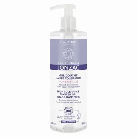 JONZAC Réactive Gel Douche Apaisant Bio 500 ml