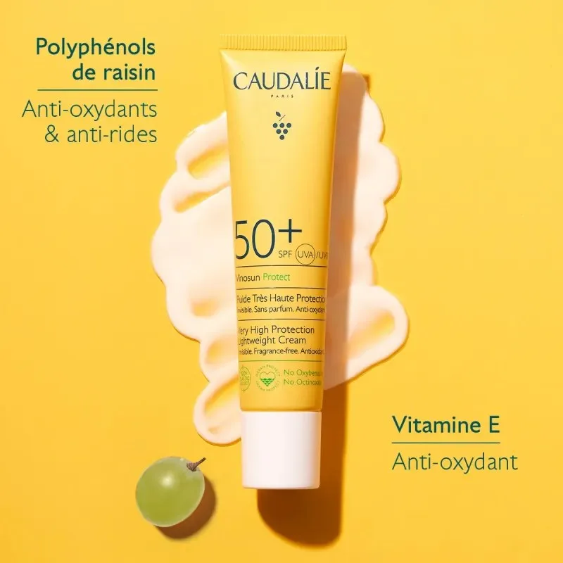 CAUDALIE Vinosun Protect Fluide Très Haute Protection SPF50+ 40 ml — photo 3