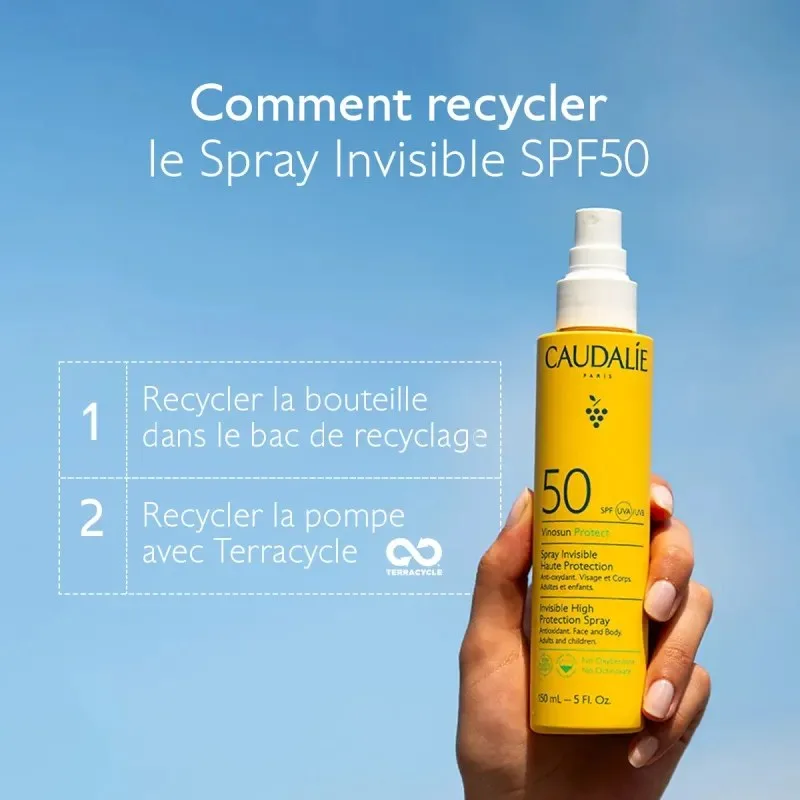 CAUDALIE Vinosun Protect Spray Invisible Haute Protection SPF50 150 ml — photo 2