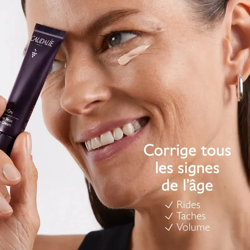 CAUDALIE Premier Cru la Crème Contour des Yeux 15 ml — photo 4
