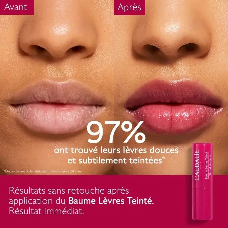 CAUDALIE Vinotherapist Baume Lèvres Teinté 4,5 g — photo 3
