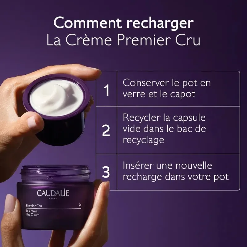 CAUDALIE Premier Cru la Crème Anti-Âge Recharge 50 ml — photo 2