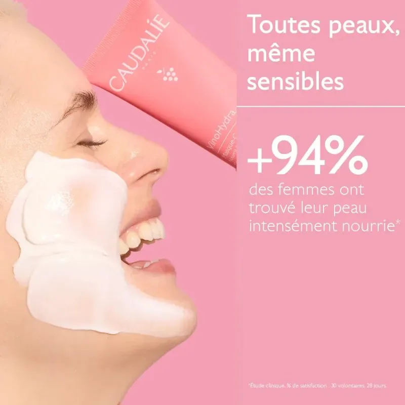 CAUDALIE VinoHydra Masque-Crème Hydratant 75 ml — photo 4